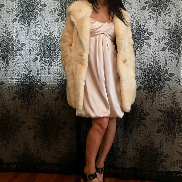 Vintage Rabbit Fur Coat - Picture 2 of 5